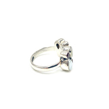 Load image into Gallery viewer, Nicky Butler SS Garnet &amp; Freshwater Pearl Band Ring