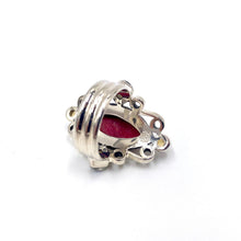 Load image into Gallery viewer, Nicky Butler SS Ruby Red Corundum Multi Gem Marquise Ring