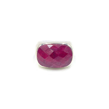 Load image into Gallery viewer, Nicky Butler SS Ruby Red Corundum Band Ring