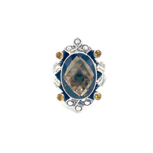Load image into Gallery viewer, Nicky Butler SS Smokey Quartz Multi Gem Garland Ring