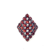 Load image into Gallery viewer, Nicky Butler SS Garnet Gemstone Quilt Ring