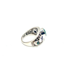 Load image into Gallery viewer, Nicky Butler SS Green Chalcedony Multi Gem Band Ring