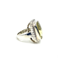 Load image into Gallery viewer, Nicky Butler SS Lemon Quartz Gem Cushion Ring