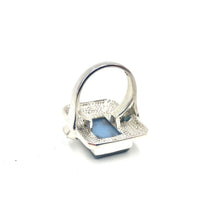 Load image into Gallery viewer, Nicky Butler SS Midnight Drusy Quartz Multi Gem Bold Ring