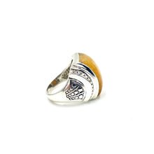 Load image into Gallery viewer, Nicky Butler SS Goldy Quartz Curved Gemstone Ring