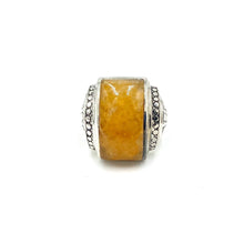 Load image into Gallery viewer, Nicky Butler SS Goldy Quartz Curved Gemstone Ring