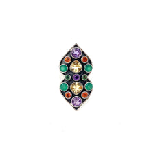 Load image into Gallery viewer, Nicky Butler SS Citrine Multi Gem Arabesque Ring