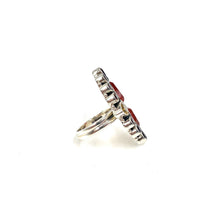 Load image into Gallery viewer, Nicky Butler SS Carnelian Multi Gem Pear Ring
