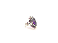 Load image into Gallery viewer, Nicky Butler SS Purple Quartz Doublet Multi Gem Ring