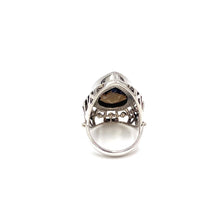 Load image into Gallery viewer, Nicky Butler SS Smokey Quartz Bold Deco Pear Ring