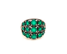Load image into Gallery viewer, Nicky Butler SS Green Chalcedony Dome Ring