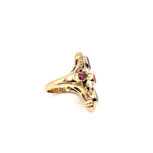 Load image into Gallery viewer, Nicky Butler Bronze Amethyst Multi Gem Ring