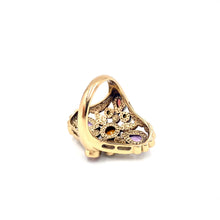 Load image into Gallery viewer, Nicky Butler Bronze Amethyst Multi Gem Ring