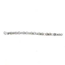 Load image into Gallery viewer, Nicky Butler SS Garnet &amp; Rhodonite Gem Line 6-1/8” Bracelet