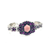Load image into Gallery viewer, Nicky Butler SS Pink Opal &amp; Rhodolite Garnet Blossom Bracelet