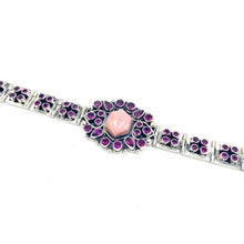 Load image into Gallery viewer, Nicky Butler SS Pink Opal &amp; Rhodolite Garnet Blossom Bracelet