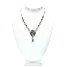 Load image into Gallery viewer, Nicky Butler SS Prehnite Multi Gem Drop Necklace