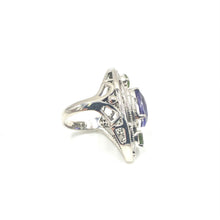 Load image into Gallery viewer, Nicky Butler Sterling Silver Blue Violet Quartz Doublet Marquise Ring
