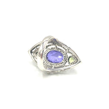 Load image into Gallery viewer, Nicky Butler Sterling Silver Blue Violet Quartz Doublet Marquise Ring