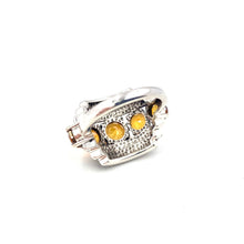 Load image into Gallery viewer, Nicky Butler SS Honey Quartz Enameled Band Ring