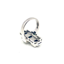 Load image into Gallery viewer, Nicky Butler SS Amethyst Multi Gem Deco Ring