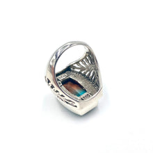 Load image into Gallery viewer, Nicky Butler SS Aqua Rose Quartz Bold Gem Ring