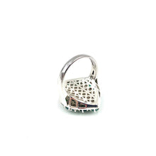 Load image into Gallery viewer, Nicky Butler SS Green Chalcedony Pave Gem Ring