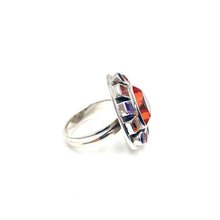 Load image into Gallery viewer, Nicky Butler SS Sunset Quartz Multi Gem Triangular Ring