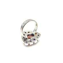 Load image into Gallery viewer, Nicky Butler SS Sunset Quartz Multi Gem Triangular Ring