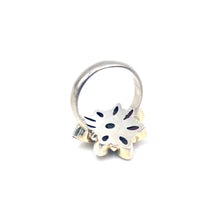 Load image into Gallery viewer, Nicky Butler SS Garnet Multi Gem Flower Ring