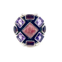 Load image into Gallery viewer, Nicky Butler SS Thulite Multi Gem Ring