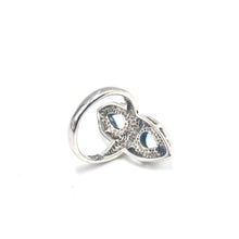 Load image into Gallery viewer, Nicky Butler SS Aqua Quartz Duo Pear Gem Ring