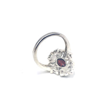 Load image into Gallery viewer, Nicky Butler SS Garnet Gem Arabesque Ring