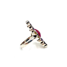 Load image into Gallery viewer, Nicky Butler SS Ruby Red Corundum Multi Gem Marquise Ring