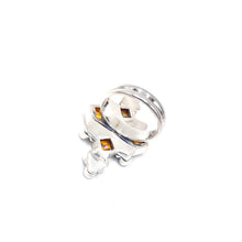 Load image into Gallery viewer, Nicky Butler SS Honey Topaz Multi Gem Ring