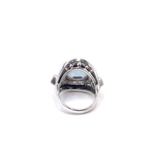 Load image into Gallery viewer, Nicky Butler SS Mystique Quartz Multi Gem East West Ring