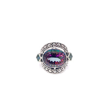 Load image into Gallery viewer, Nicky Butler SS Mystique Quartz Multi Gem East West Ring