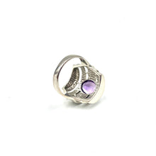 Load image into Gallery viewer, Nicky Butler SS Amethyst Gemstone Barrel Ring