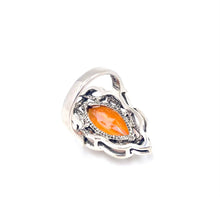 Load image into Gallery viewer, Nicky Butler SS Honey Quartz Gem Marquise Ribbon Ring