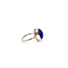 Load image into Gallery viewer, Nicky Butler SS Lapis Lazuli Oval Ring